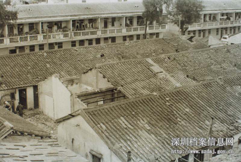 原宝安县城深圳北门街民房拆建